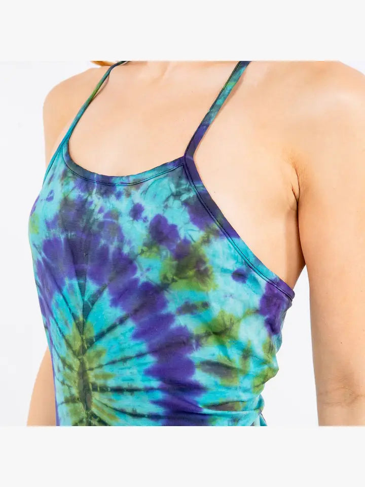 Cotton Tie Dye Halter Top