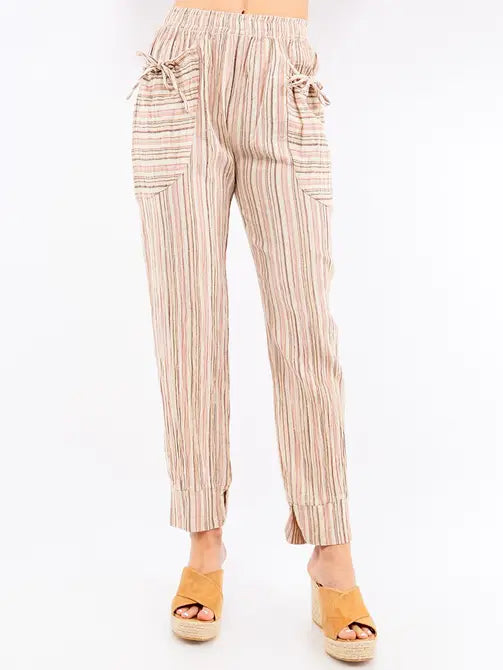 Hand Loomed Cotton Pocket Pants