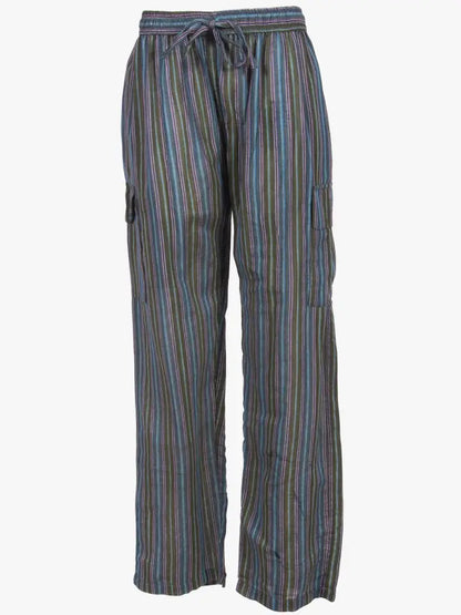 Hand Loomed Cotton Cargo Pant