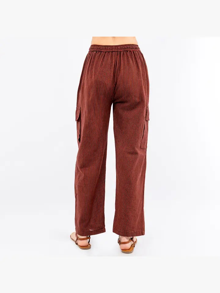 Hand Loomed Cotton Cargo Pant