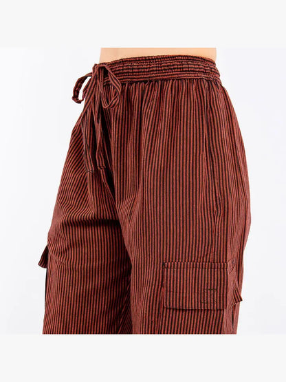 Hand Loomed Cotton Cargo Pant